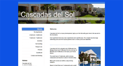 Desktop Screenshot of cascadas-del-sol.com